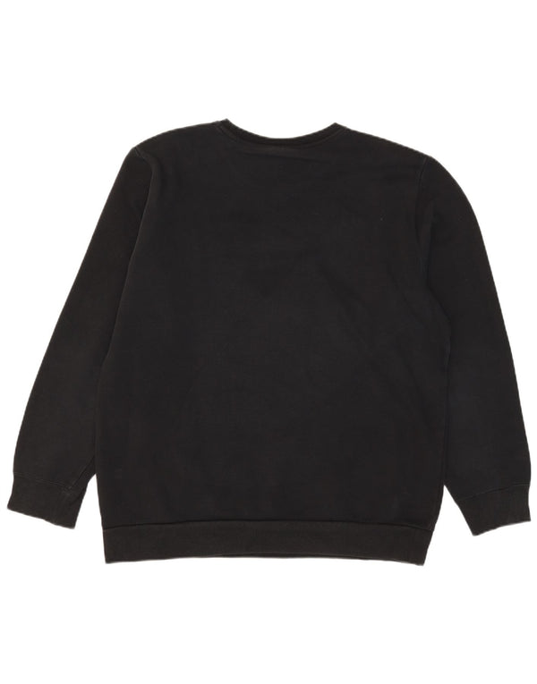Ανδρικό φούτερ Adidas Jumper μεγάλο μαύρο βαμβακερό