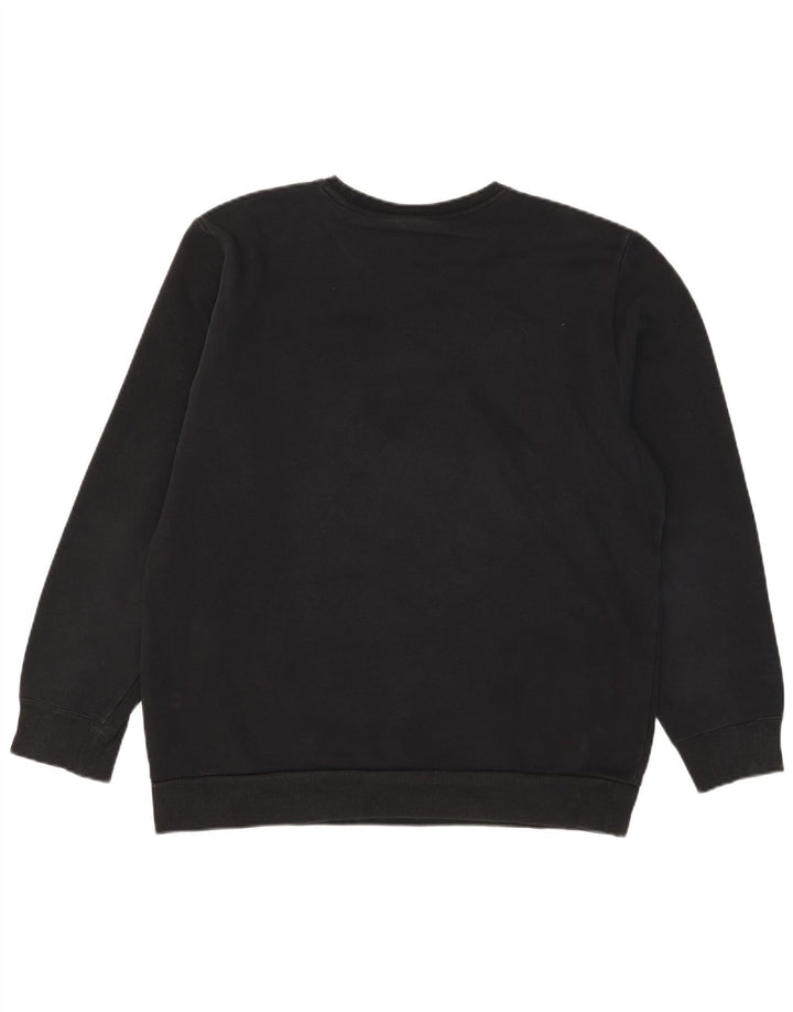 Ανδρικό φούτερ Adidas Jumper μεγάλο μαύρο βαμβακερό
