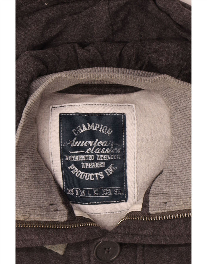 Ανδρικό πουλόβερ Champion Zip Hoodie Μικρό Γκρι βαμβακερό