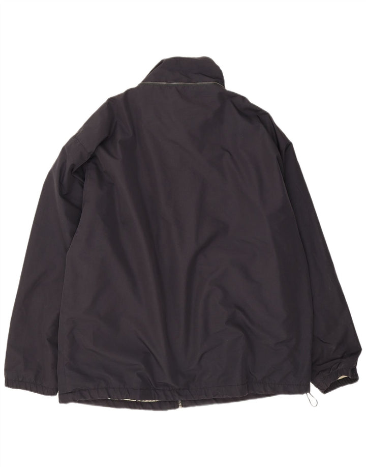 Ανδρικό μπουφάν Kappa Windbreaker UK 40 Large Navy Blue Polyester