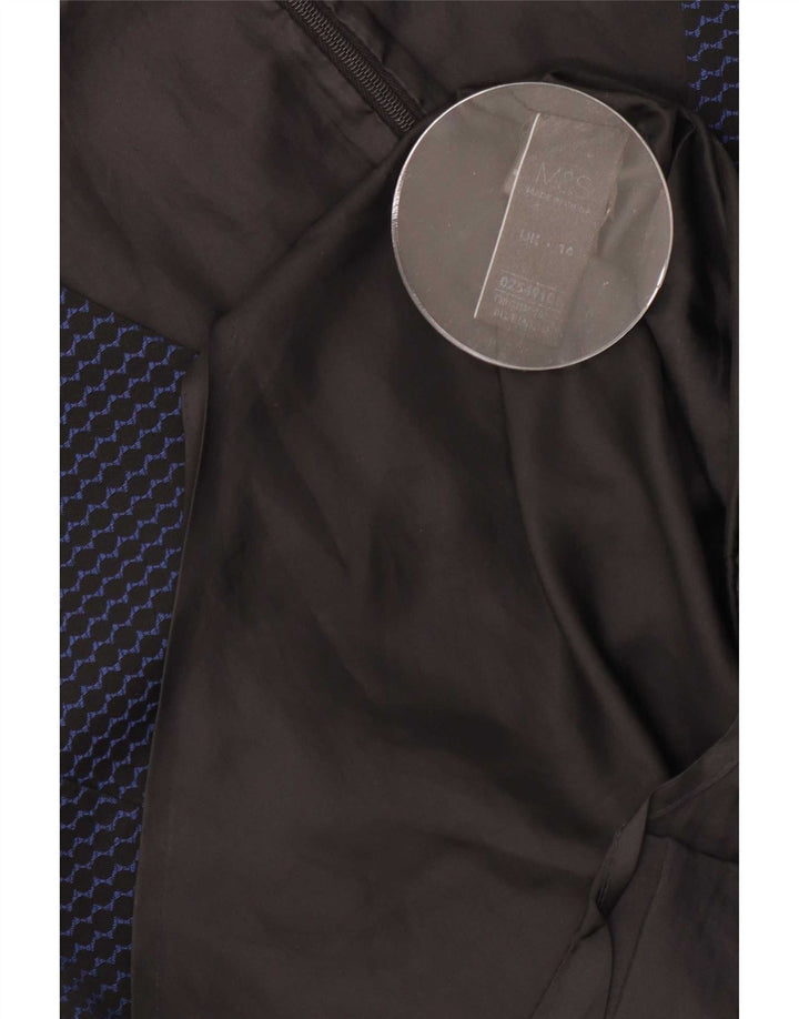 Γυναικείο φόρεμα με θήκη Marks & Spencer UK 14 Medium Navy Blue Colourblock