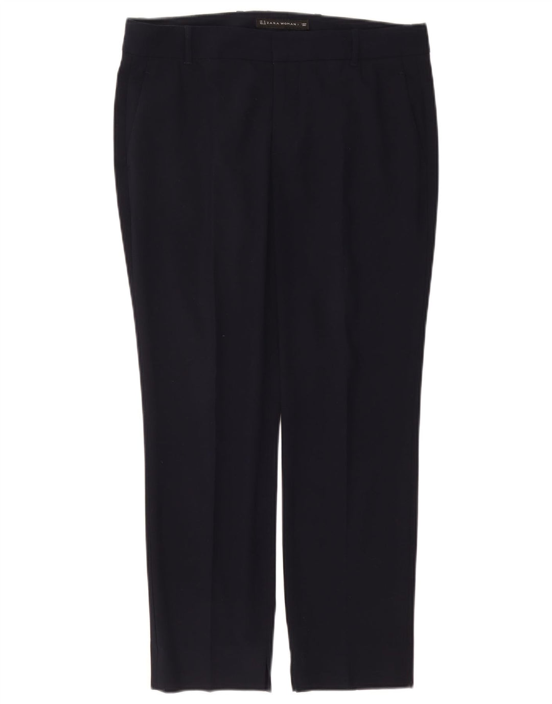 Zara Γυναικείο Slim Suit Παντελόνι Medium W28 L26 Navy Blue Polyester