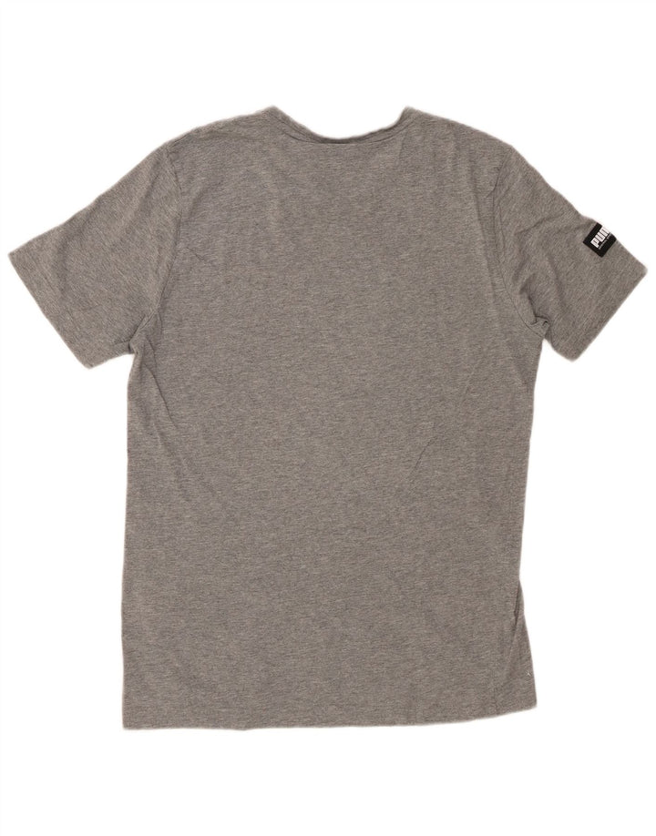 Ανδρικό γραφικό T-Shirt PUMA Top Medium Grey