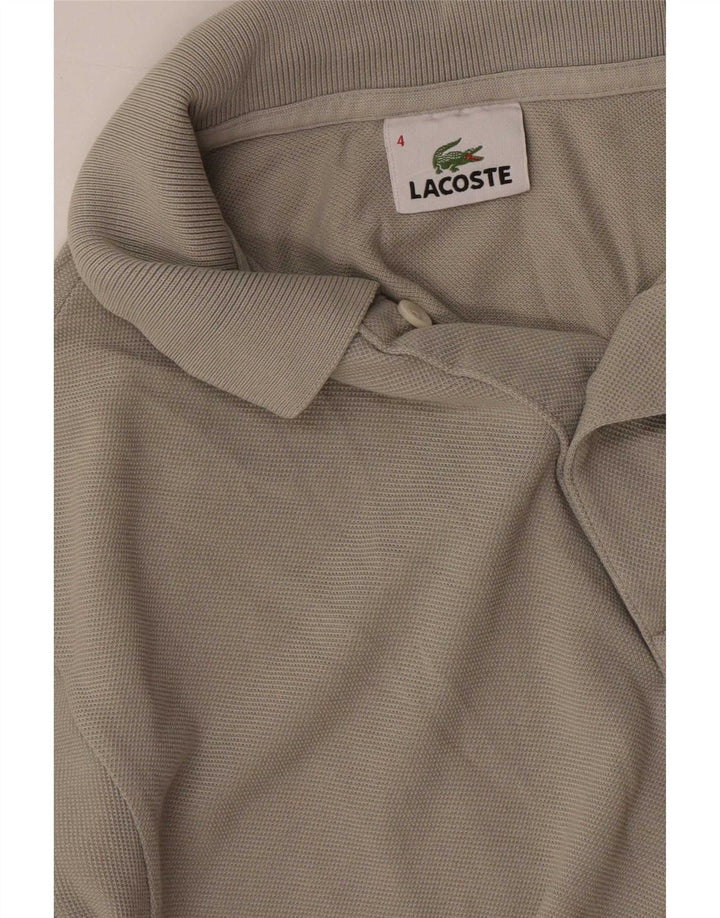 Ανδρικό πουκάμισο Polo Lacoste Μέγεθος 4 Μεσαίο γκρι
