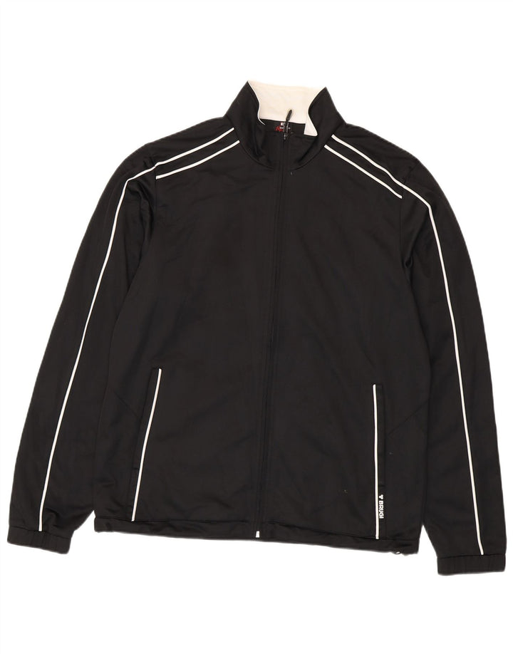 Ανδρική φόρμα Brugi Top Jacket Μαύρο Πολυεστέρας