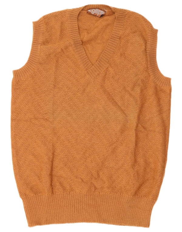 Ανδρικό γιλέκο Gispa Tank Top IT 52 Large Brown Chevron New Wool