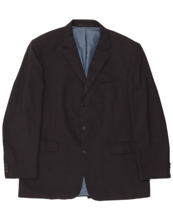 Marks & Spencer Ανδρικό μπουφάν blazer UK 44 XL Navy Blue Polyester