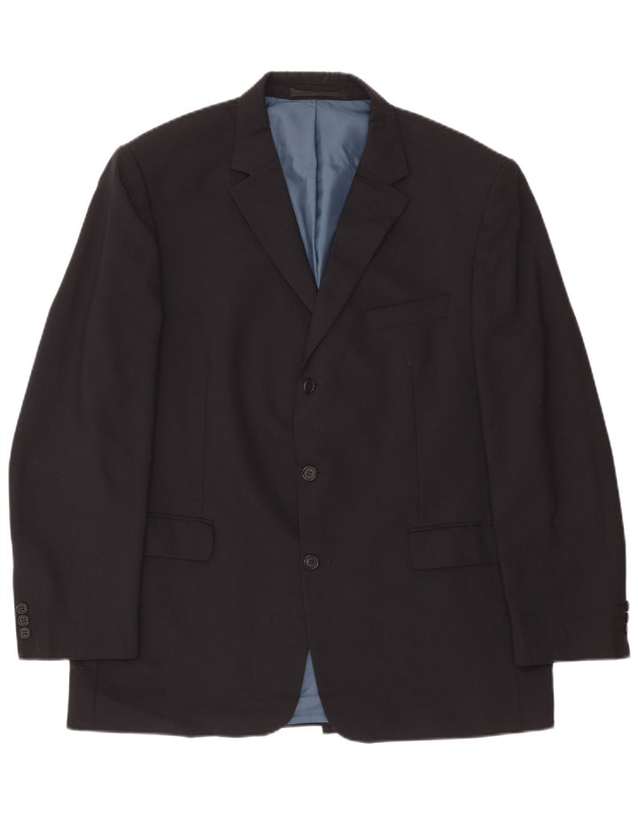 Marks & Spencer Ανδρικό μπουφάν blazer UK 44 XL Navy Blue Polyester