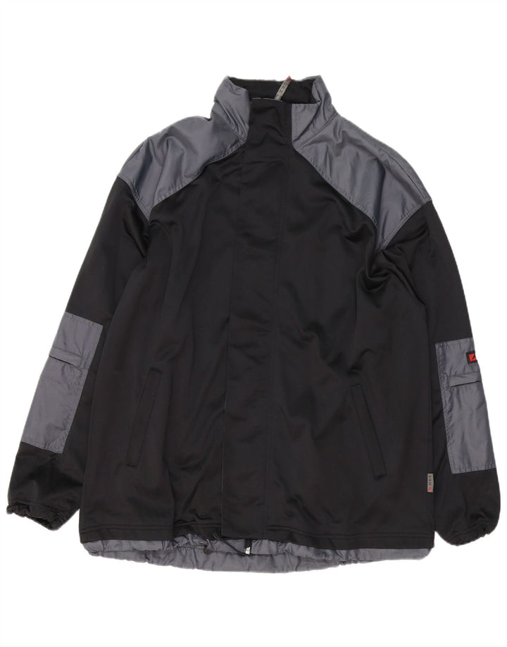 Herod Sport Mens Utility Jacket UK 42 XL Black Colorblock Polyester