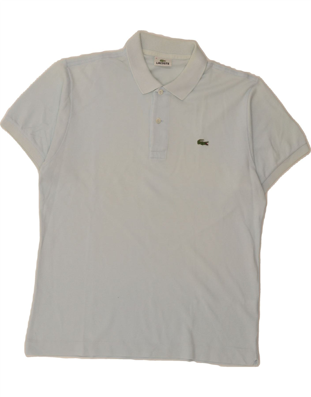 LACOSTE Mens Polo Shirt Size 4 Medium Blue Cotton Vintage Lacoste and Second-Hand Lacoste from Messina Hembry 