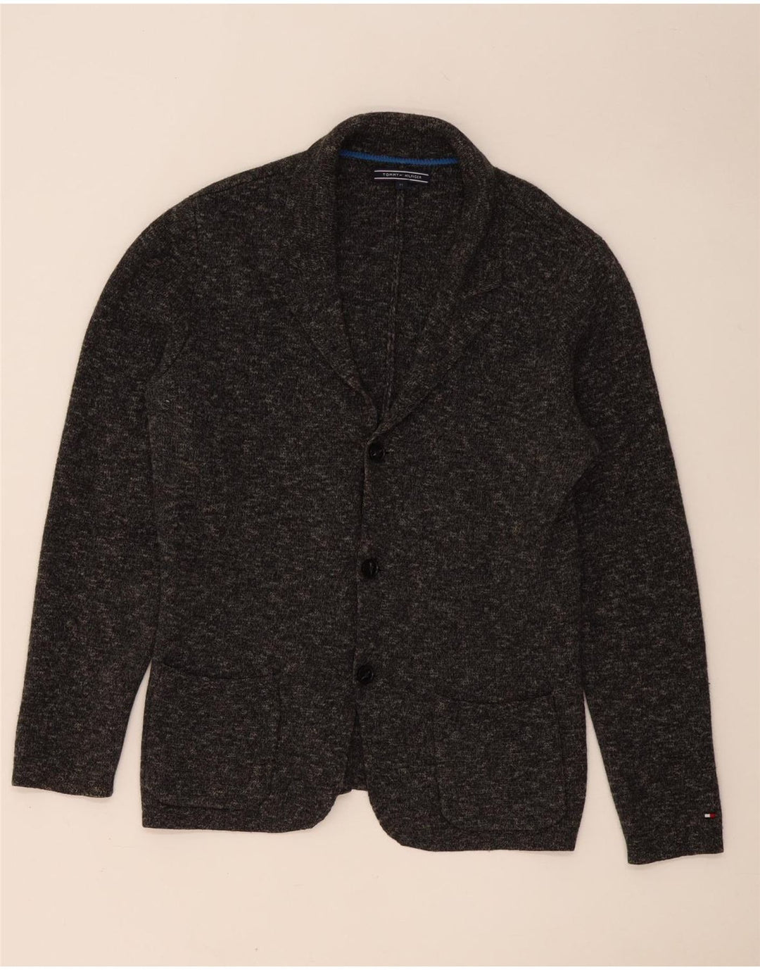 TOMMY HILFIGER Ανδρικό σακάκι με 3 κουμπιά σακάκι UK 38 μεσαίου γκρι