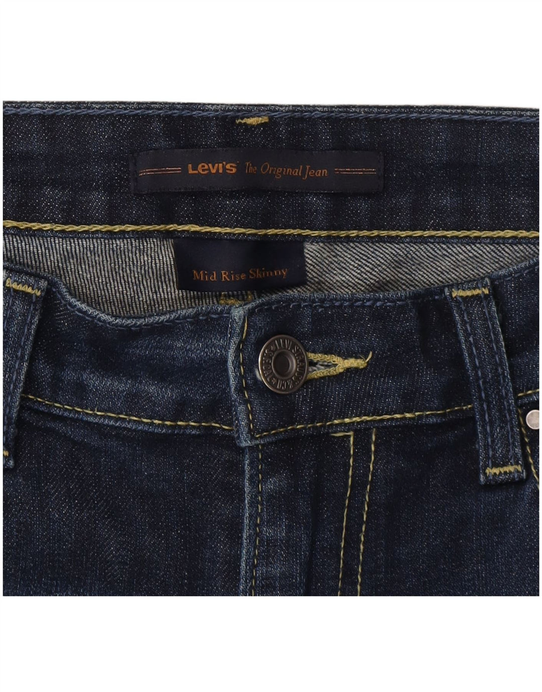 Levi's Womens Slim Jeans US 8 Medium W30 L29 Navy Blue Cotton