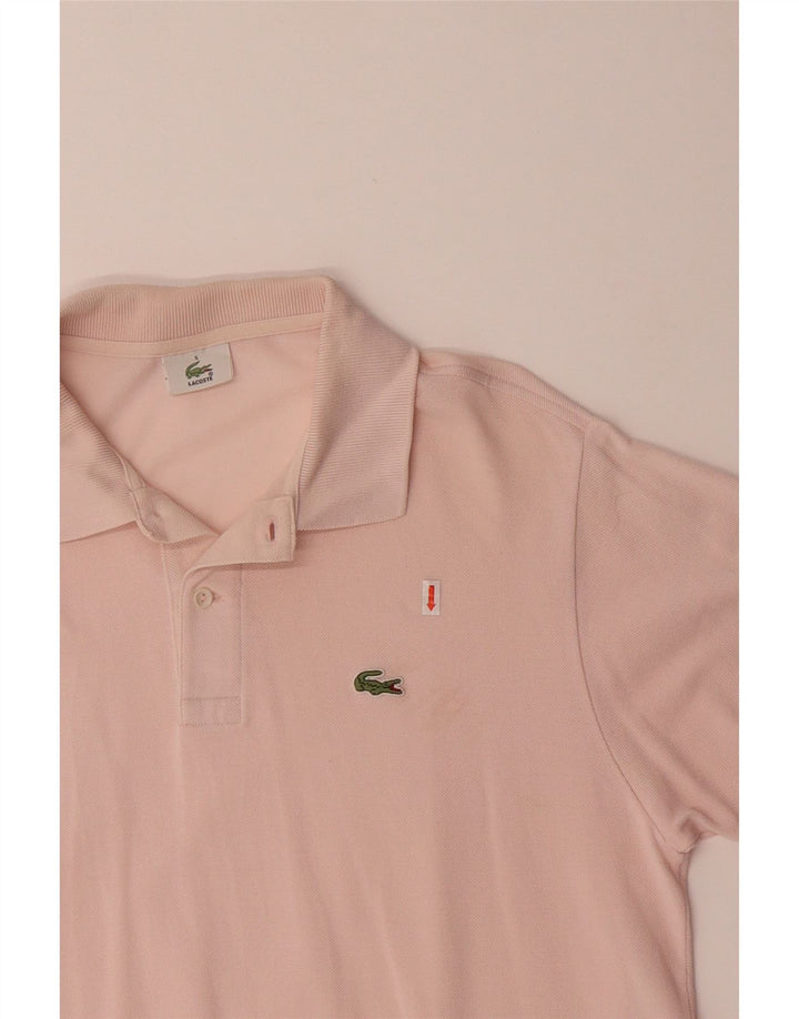 LACOSTE Mens Polo Shirt Size 5 Large Pink Cotton Vintage Lacoste and Second-Hand Lacoste from Messina Hembry 
