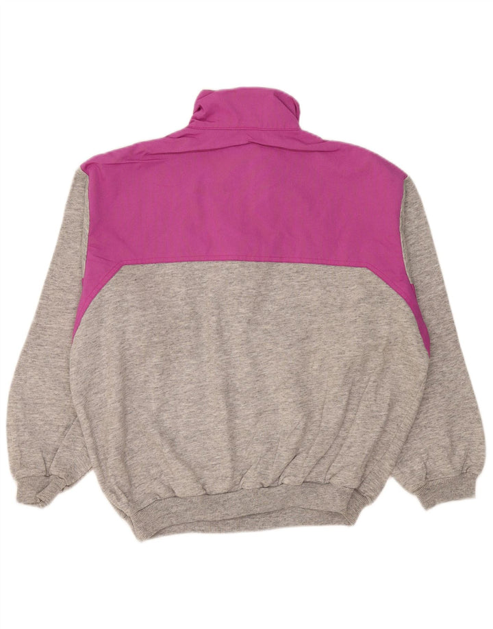 Belfe & Belfe ανδρικό φούτερ με φερμουάρ Jumper IT 52 Large Grey Colourblock