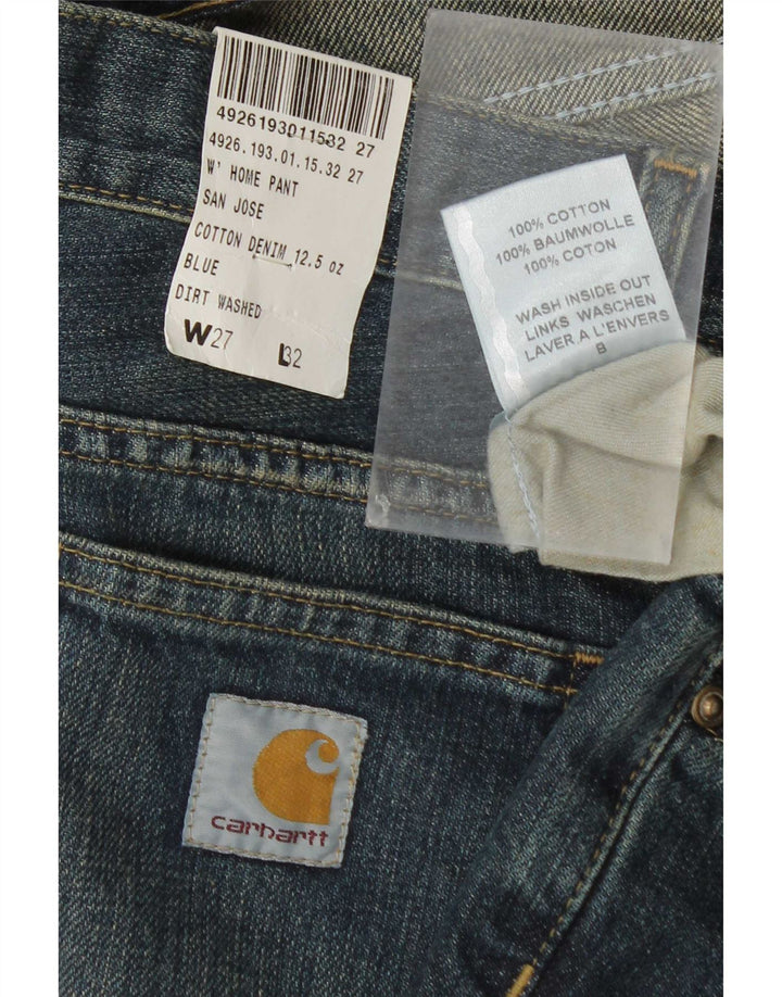 Carhartt Γυναικείο Τζιν μποτάκι W27 L32 Μπλε βαμβακερό