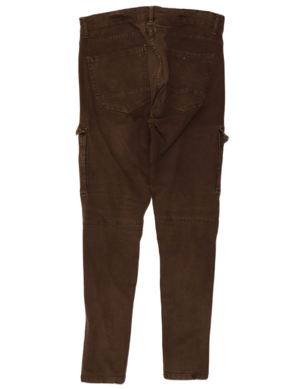 Ανδρικό παντελόνι Zara Slim Cargo EU 44 Large W34 L29 Khaki