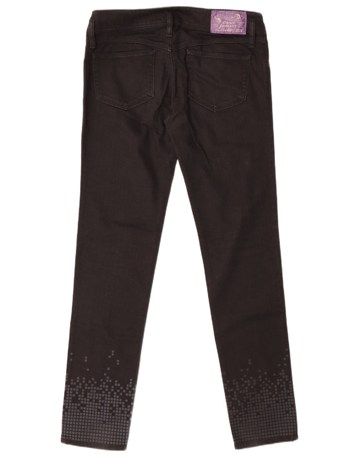 Diesel Γυναικείο Matic Slim Jeans W31 L34 Μαύρο γεωμετρικό βαμβακερό