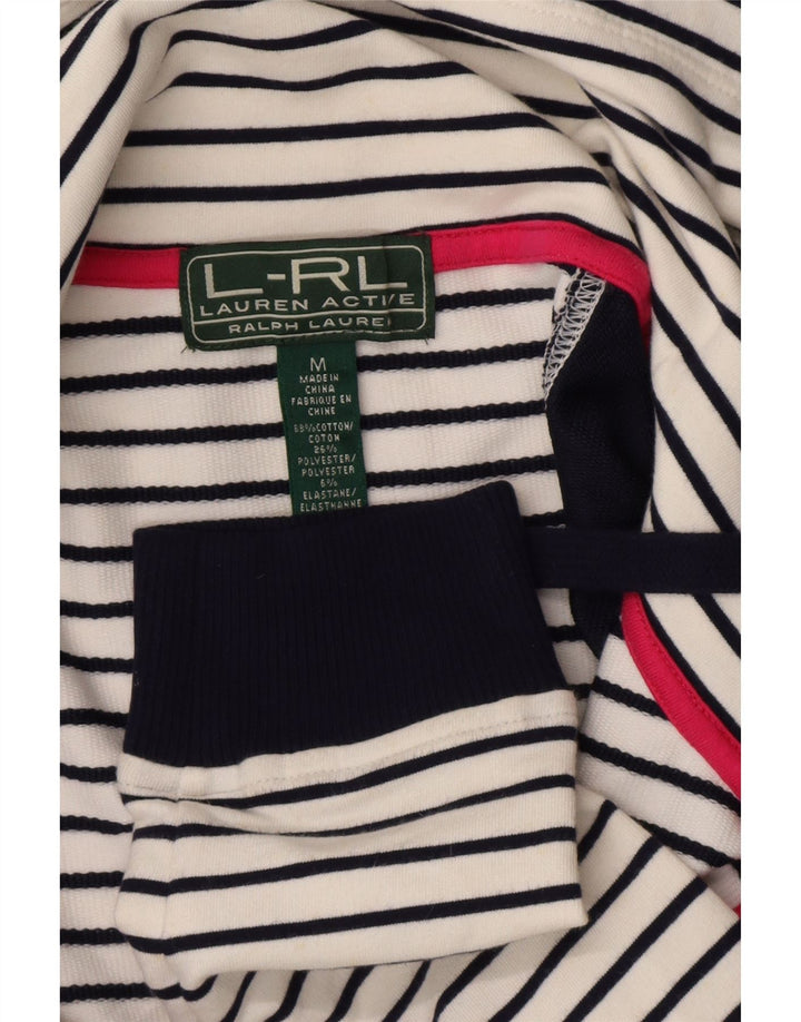 Γυναικεία αθλητική φόρμα Ralph Lauren Top Jacket UK 12 Medium White Nautical
