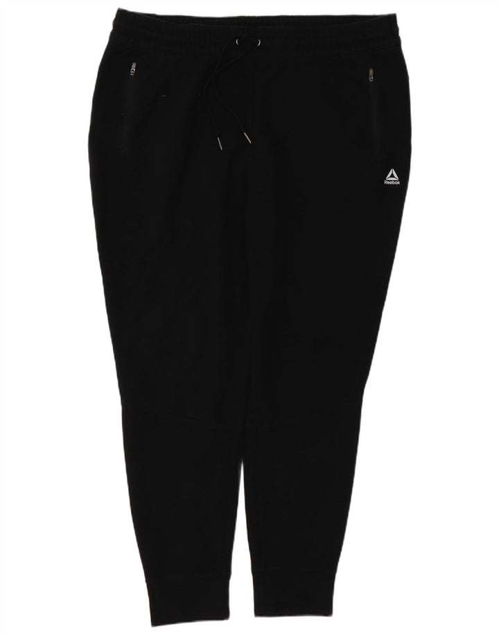 Ανδρική φόρμα REEBOK Παντελόνι Joggers XL Μαύρο βαμβακερό
