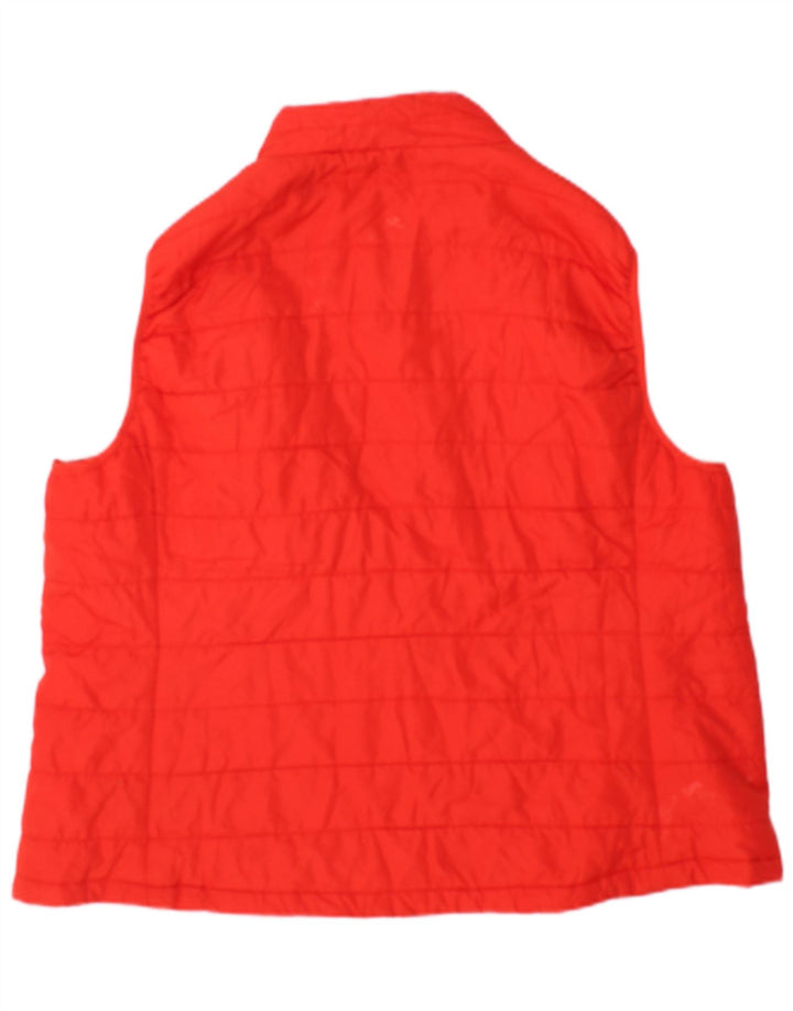 Marks & Spencer Γυναικεία επένδυση Gilet UK 20 2XL πορτοκαλί πολυεστέρας