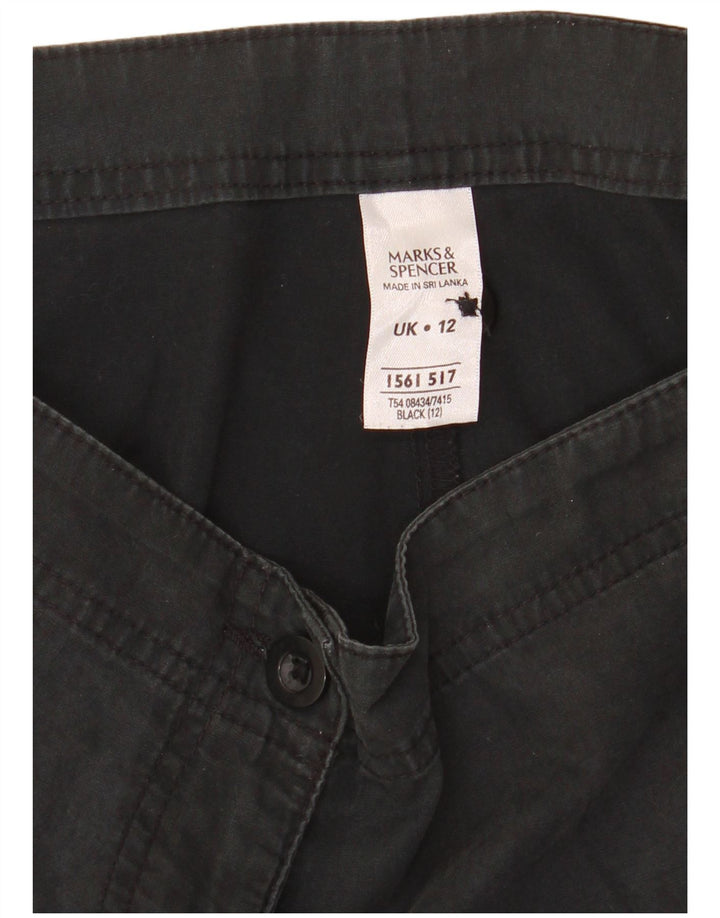 Marks & Spencer Γυναικείο σορτς Chino UK 12 Medium W32 Μαύρο βαμβακερό