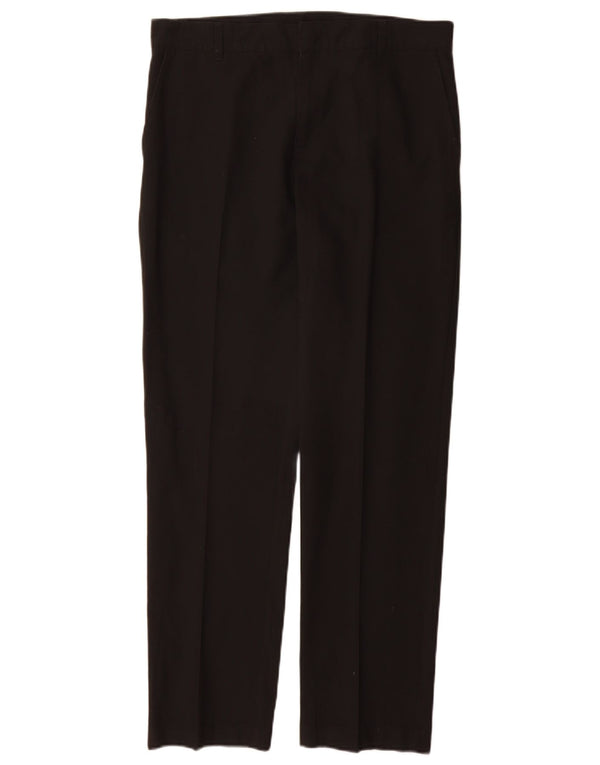 Marks & Spencer Boys ίσιο παντελόνι φόρμας 15-16 ετών W32 L29 μαύρο