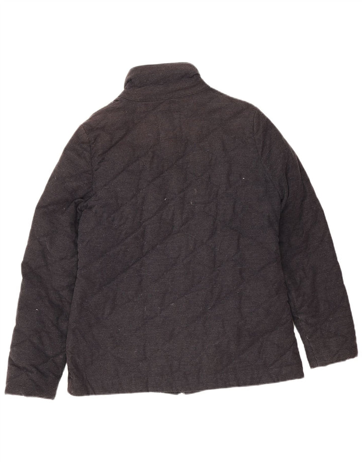 Crew Clothing Γυναικείο Καπιτονέ μπουφάν UK 10 Small μαύρο βαμβακερό