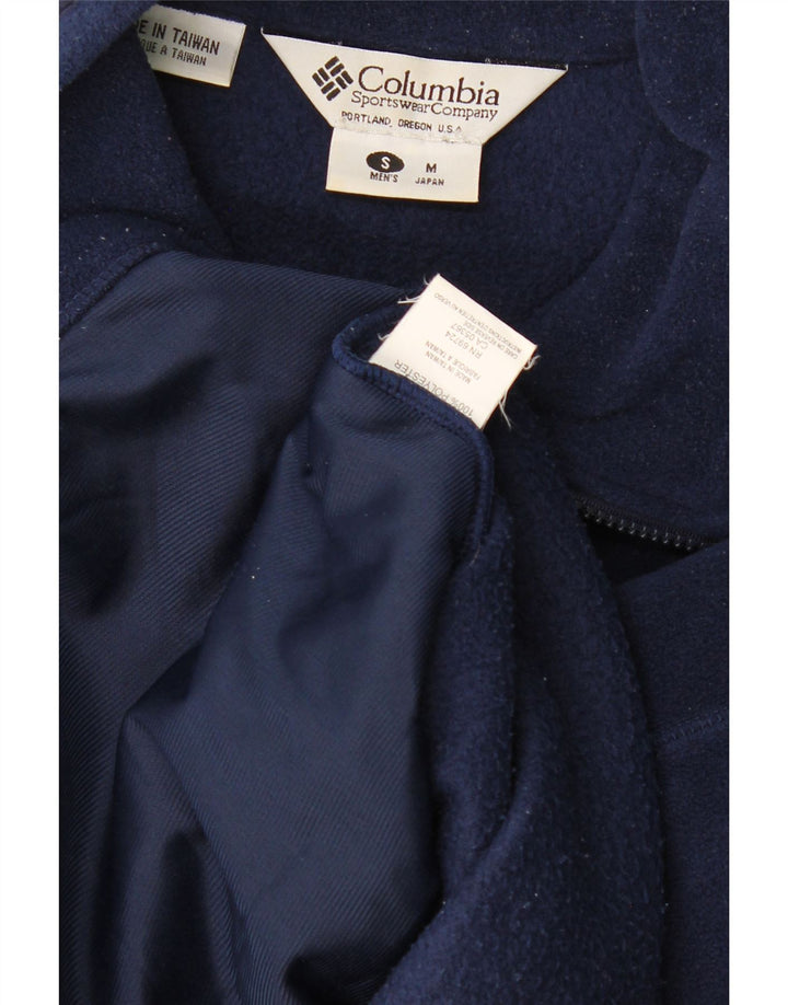Ανδρικό φλις μπουφάν Columbia UK 36 Small Navy Blue Polyester