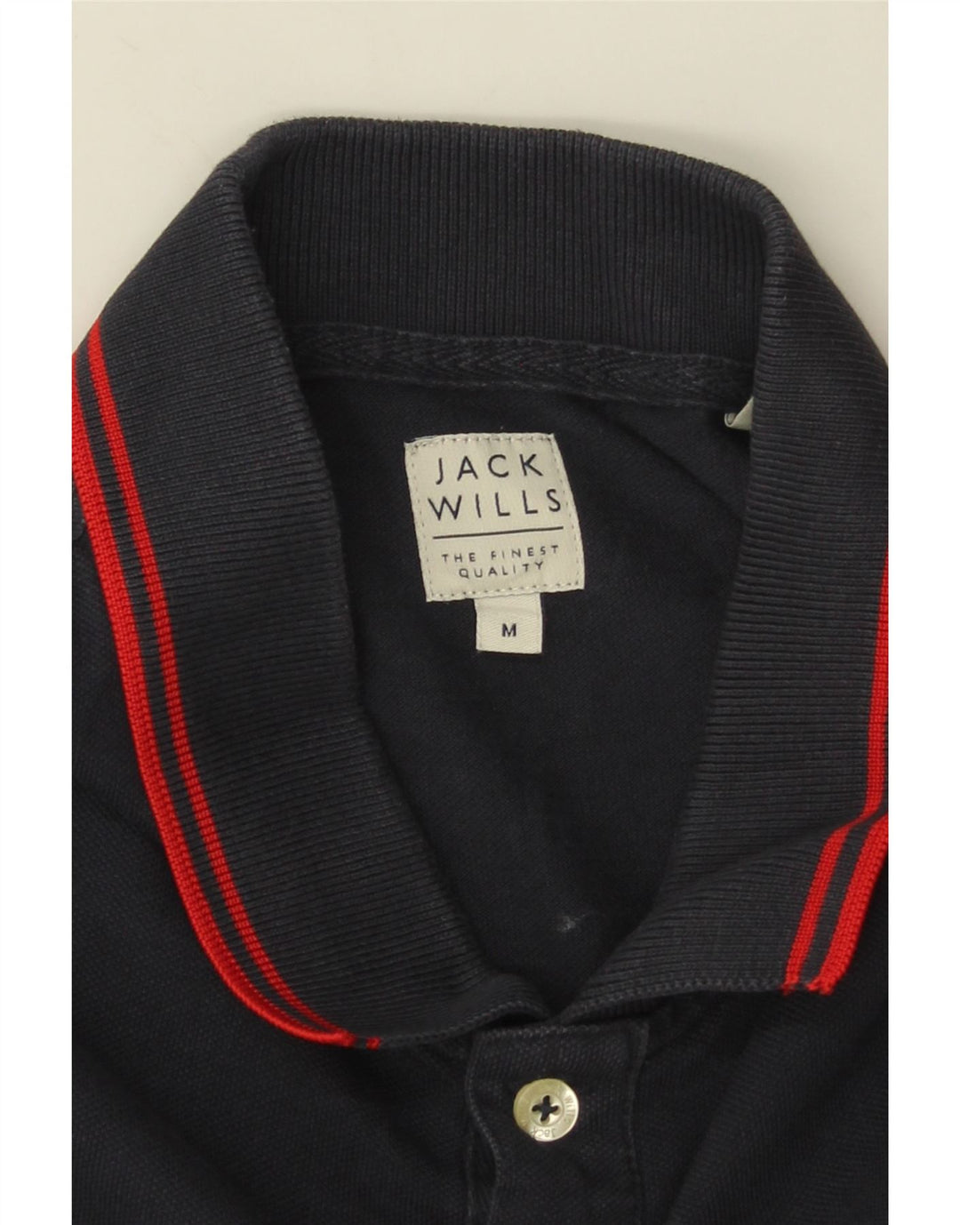 Ανδρικό μπλουζάκι πόλο Jack Wills, μεσαίο μπλε βαμβακερό