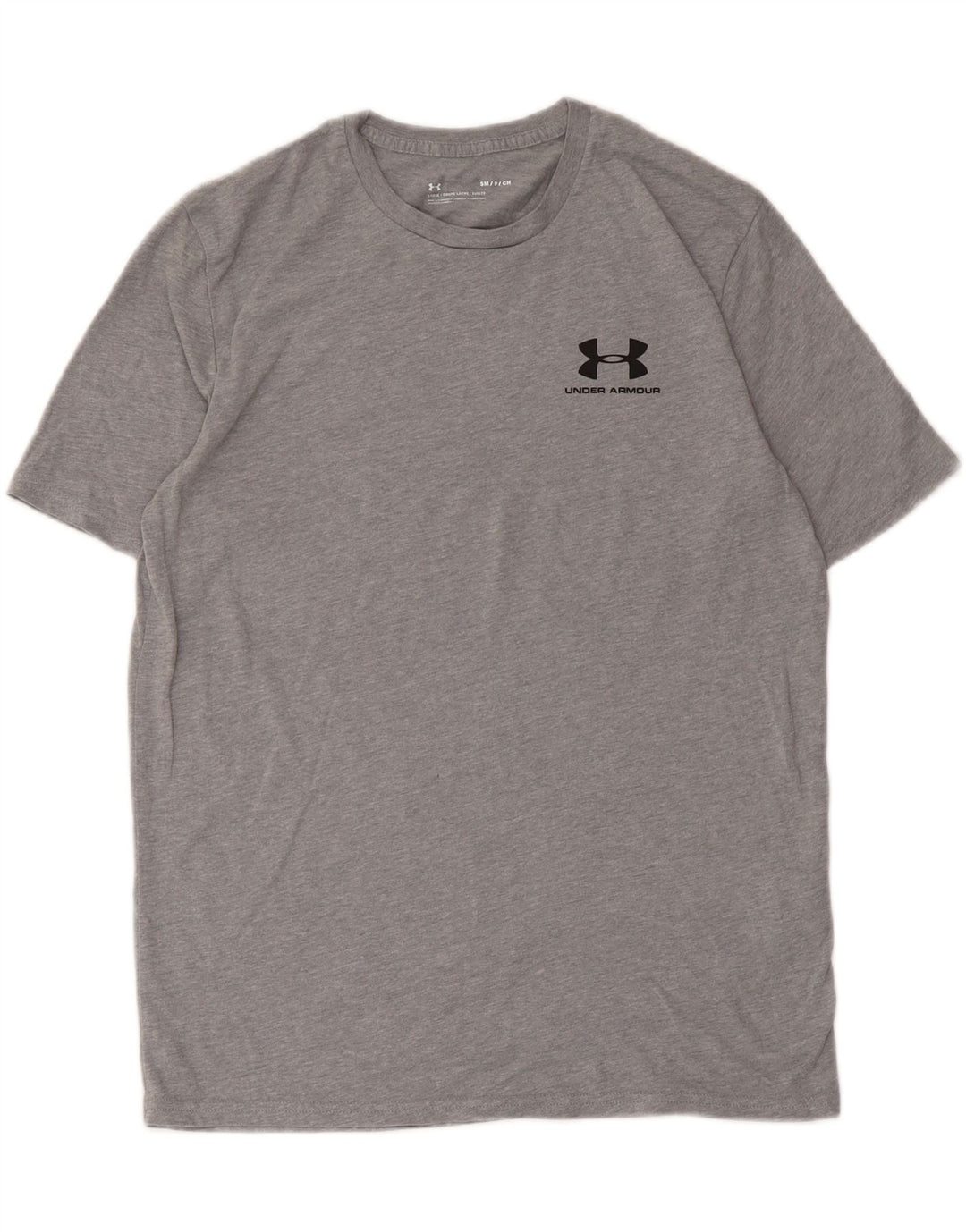 Under Armour Ανδρικό T-Shirt Top Μικρό Γκρι βαμβακερό
