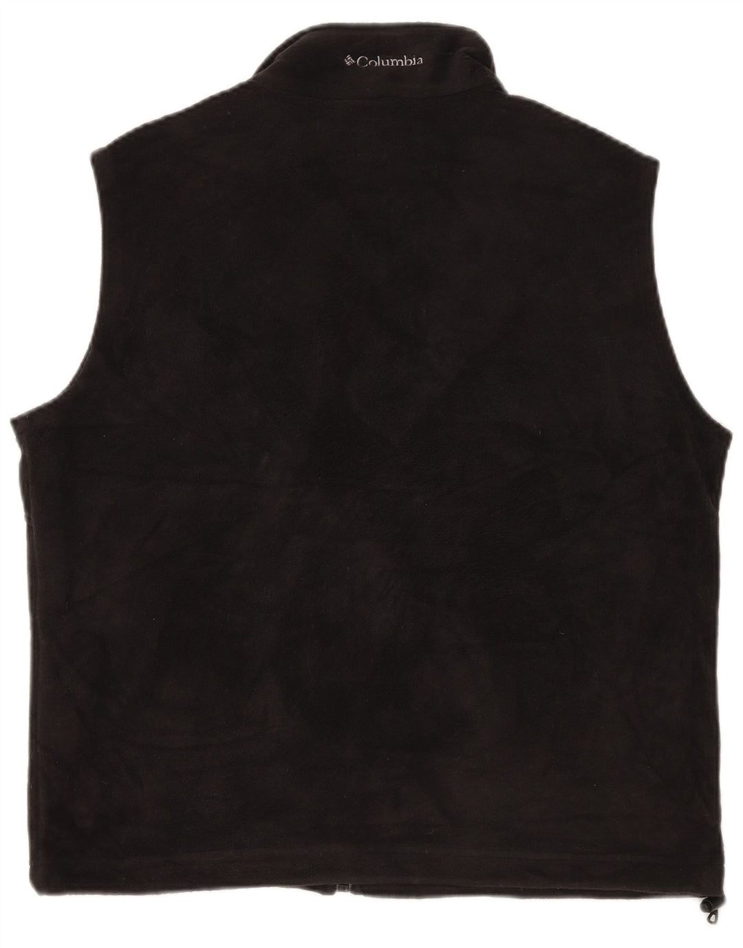 COLUMBIA Γυναικείο Fleece Gilet UK 16 Μεγάλος Μαύρος Πολυεστέρας