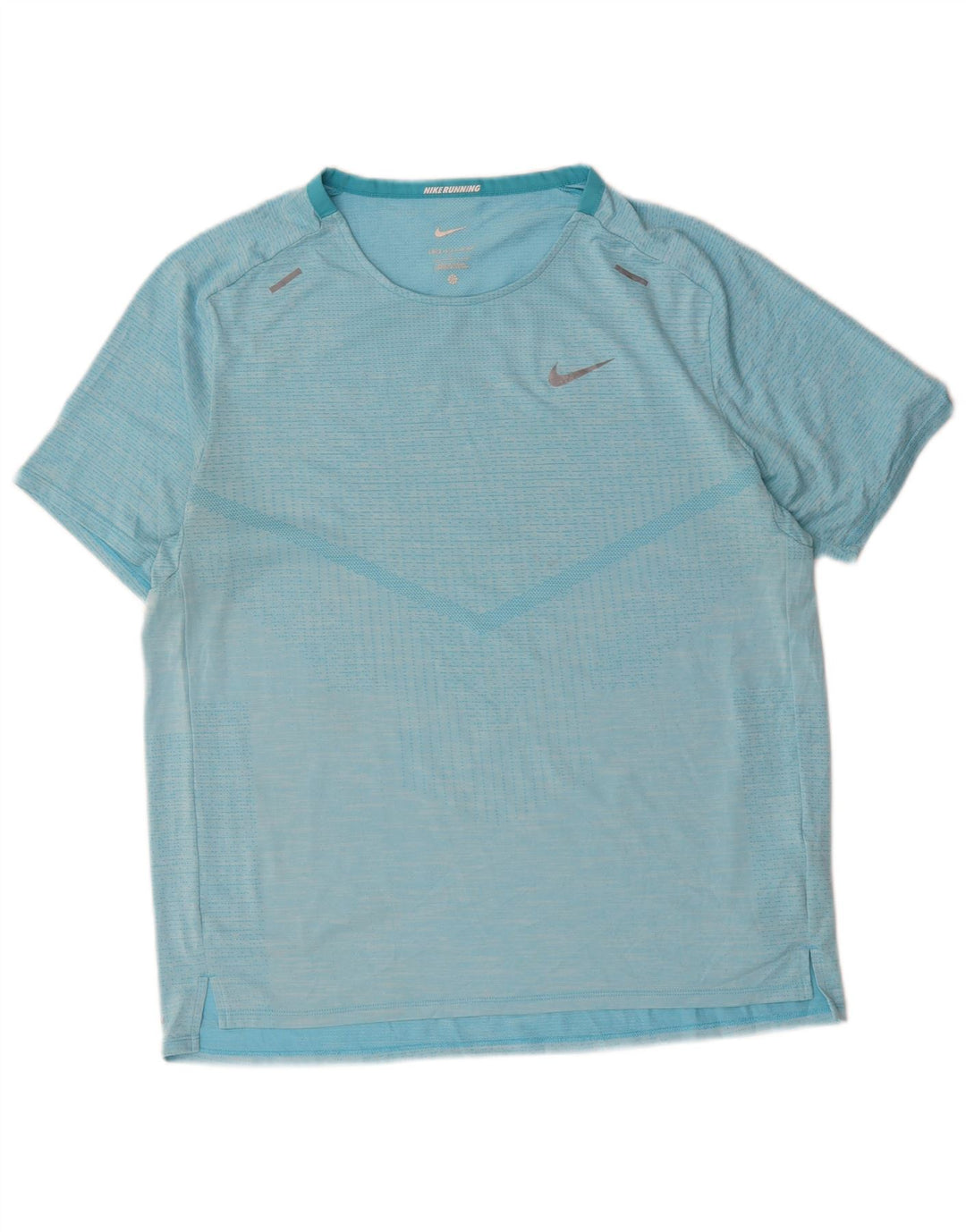 Ανδρικό μπλουζάκι Nike Dri Fit Top Large Blue Pinstripe Polyester