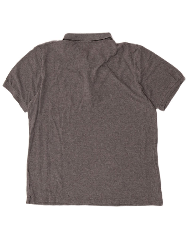 Lyle & Scott Ανδρικό πουκάμισο Polo 3XL Γκρι βαμβακερό