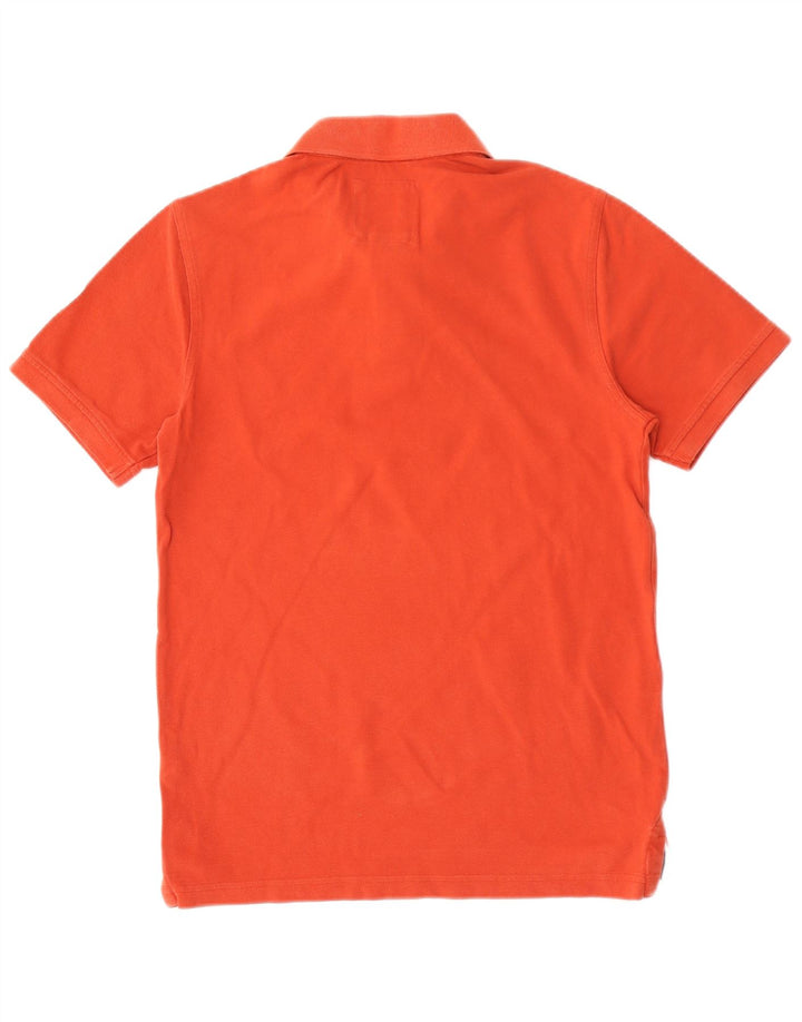 CREW CLOTHING Ανδρικό πουκάμισο πόλο Μικρό Βαμβακερό Πορτοκαλί