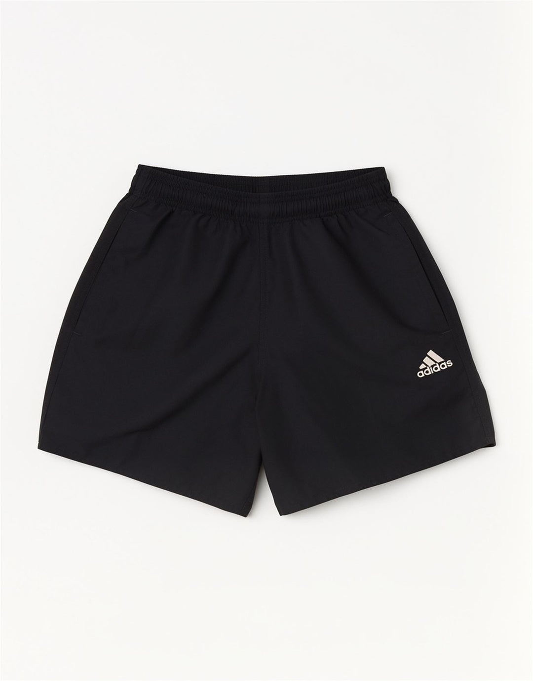 Ανδρικό αθλητικό σορτς Adidas, μεσαίο μαύρο πολυεστερικό αθλητικό