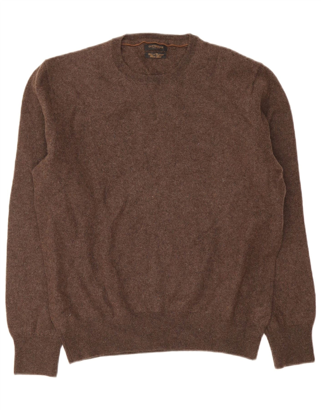 Γυναικείο πουλόβερ Gutteridge Crew Neck Jumper UK 18 XL καφέ μαλλί