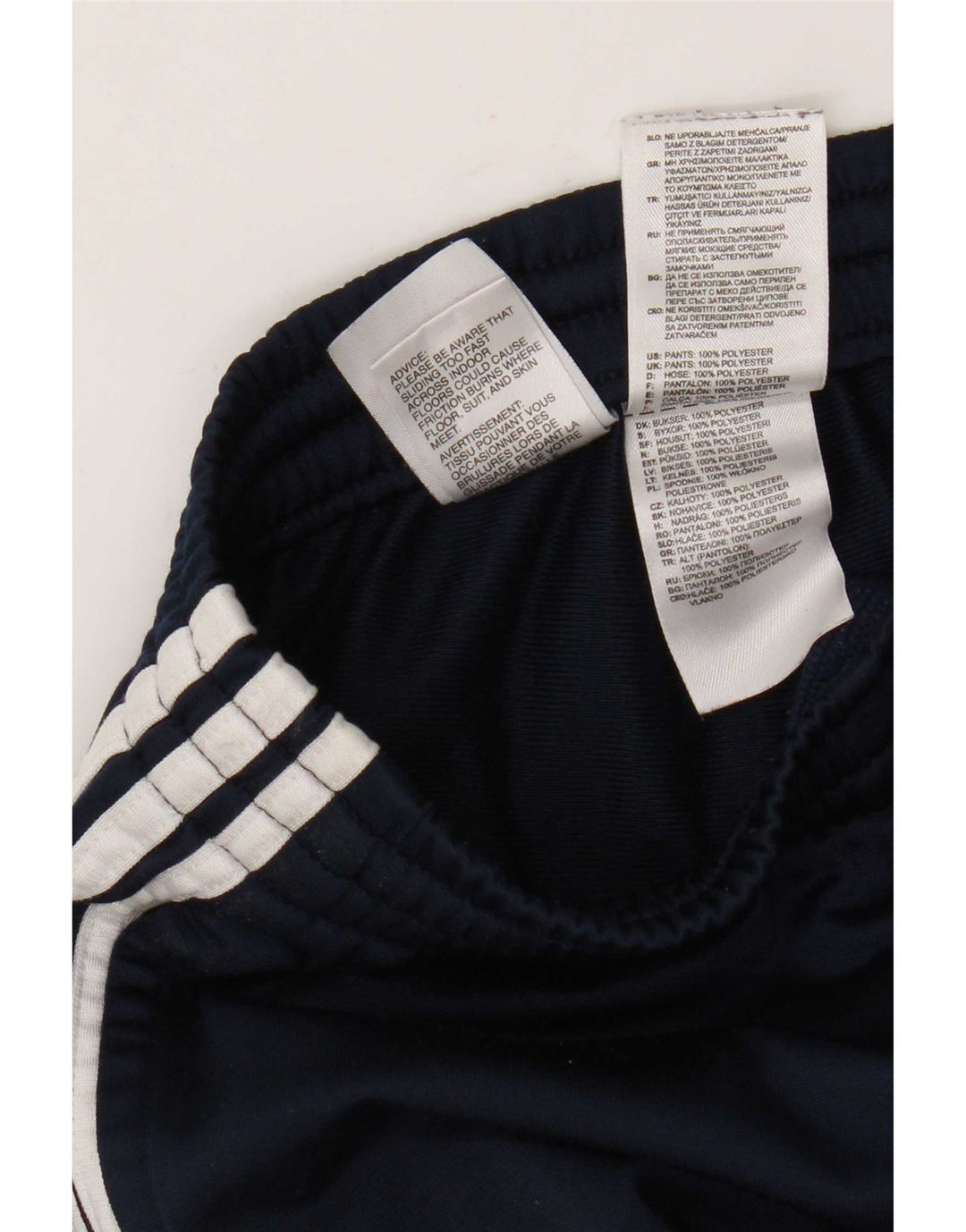 Παντελόνι αθλητικής φόρμας Adidas Boys 9-10 Years Navy Blue Polyester