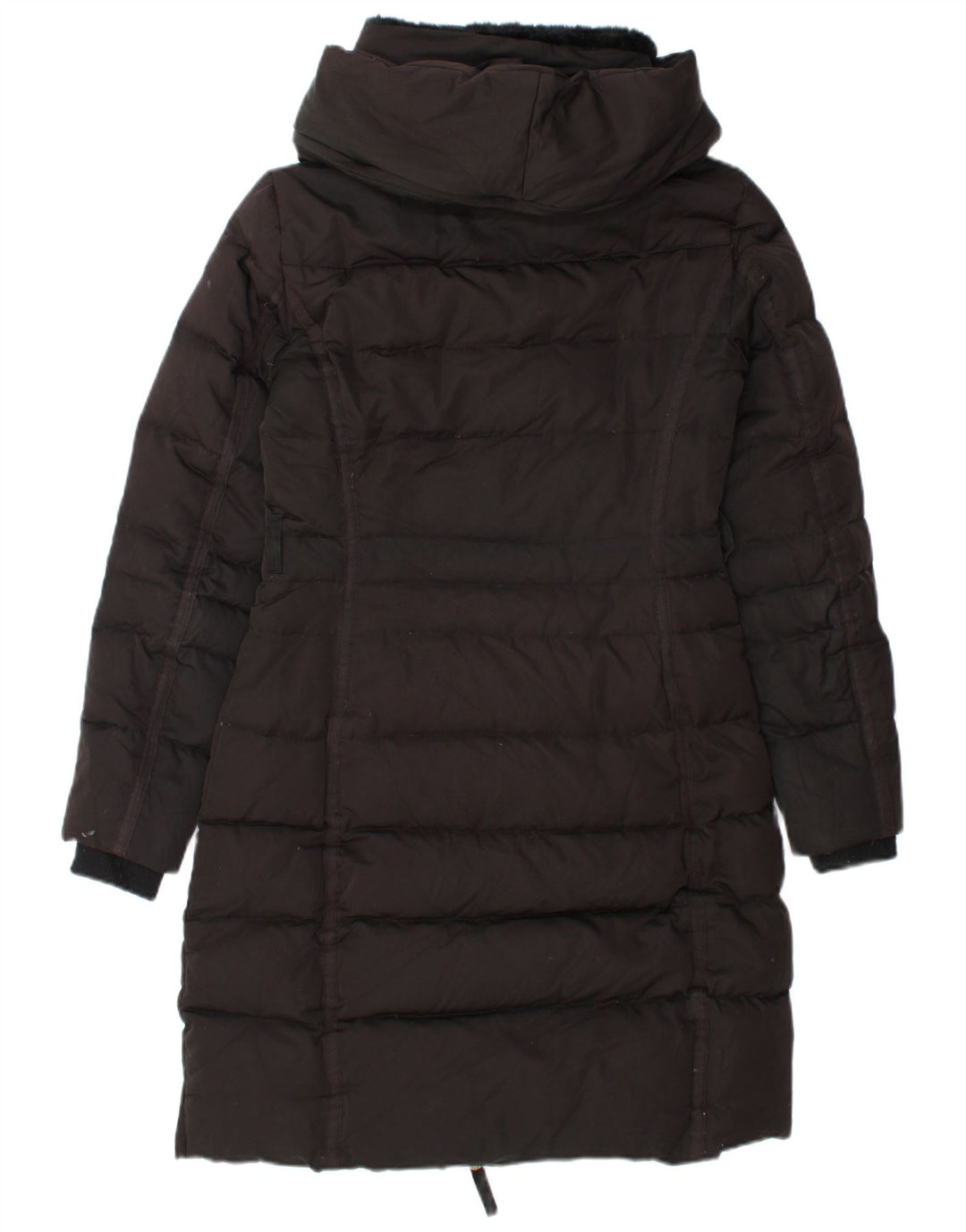 Zara Γυναικείο παλτό UK 10 Small Black Polyester