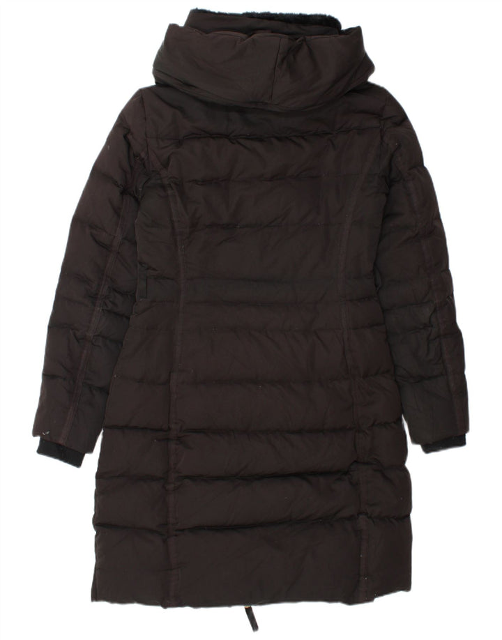 Zara Γυναικείο παλτό UK 10 Small Black Polyester