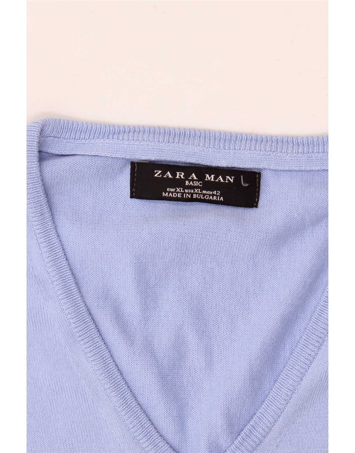 Zara ανδρικό γιλέκο Tank Top XL Blue