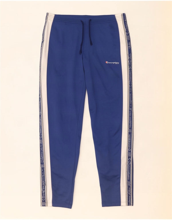 Ανδρική αθλητική φόρμα Champion Graphic Παντελόνι XL Blue Colourblock