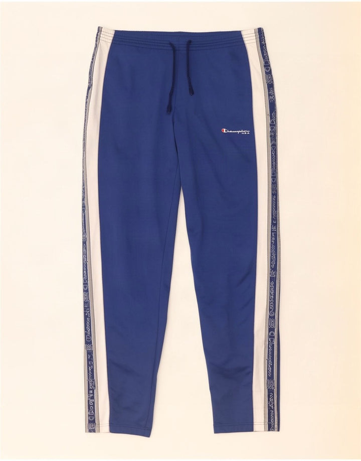 Ανδρική αθλητική φόρμα Champion Graphic Παντελόνι XL Blue Colourblock