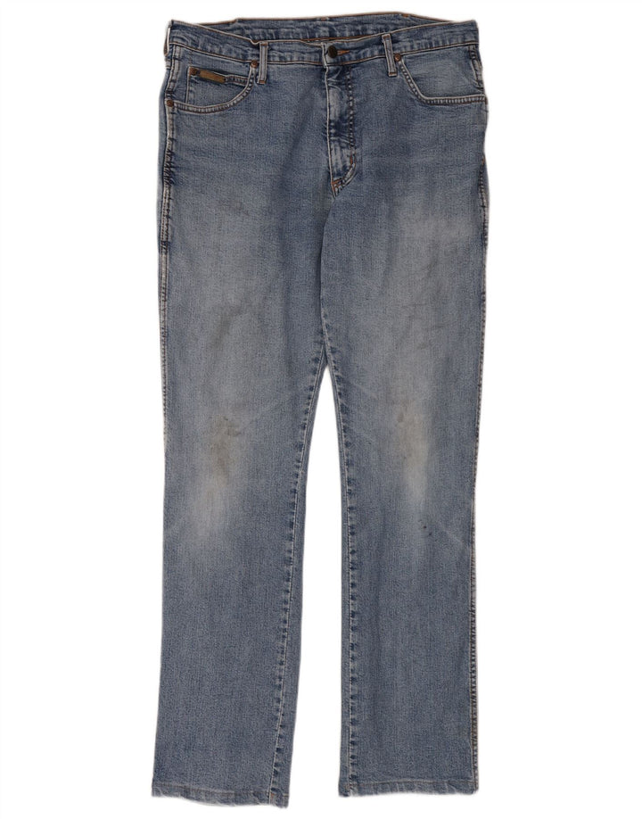 Ανδρικό τζιν Wrangler ίσιο W34 L33 Μπλε