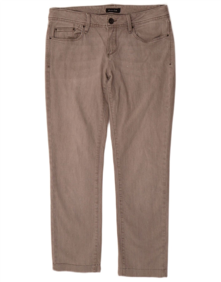 Massimo Dutti Γυναικείο Slim Jeans EU 40 Medium W30 L28 Γκρι βαμβακερό