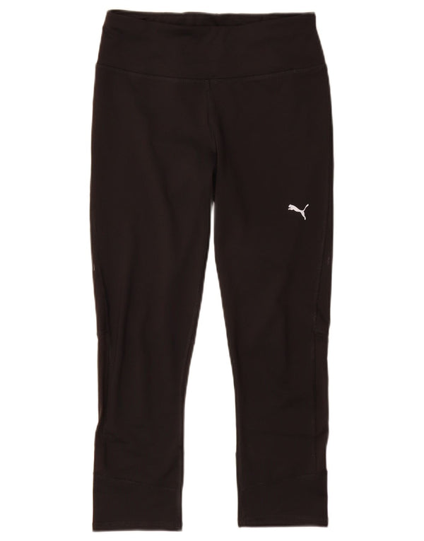 Puma Γυναικεία Κάπρι Κολάν UK 8 Μικρός Μαύρος Πολυεστέρας
