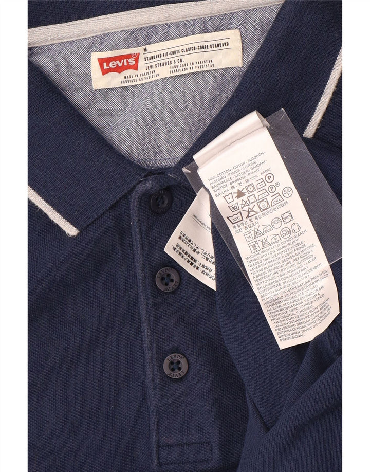 Ανδρικό κουπέ LEVI'S Πουκάμισο Standard Fit Polo, μεσαίο μπλε βαμβακερό