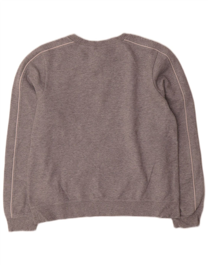 Γυναικεία μπλούζα μεγάλου μεγέθους Nike Jumper UK 10 Μικρά βαμβακερά γκρι φλύκταινα