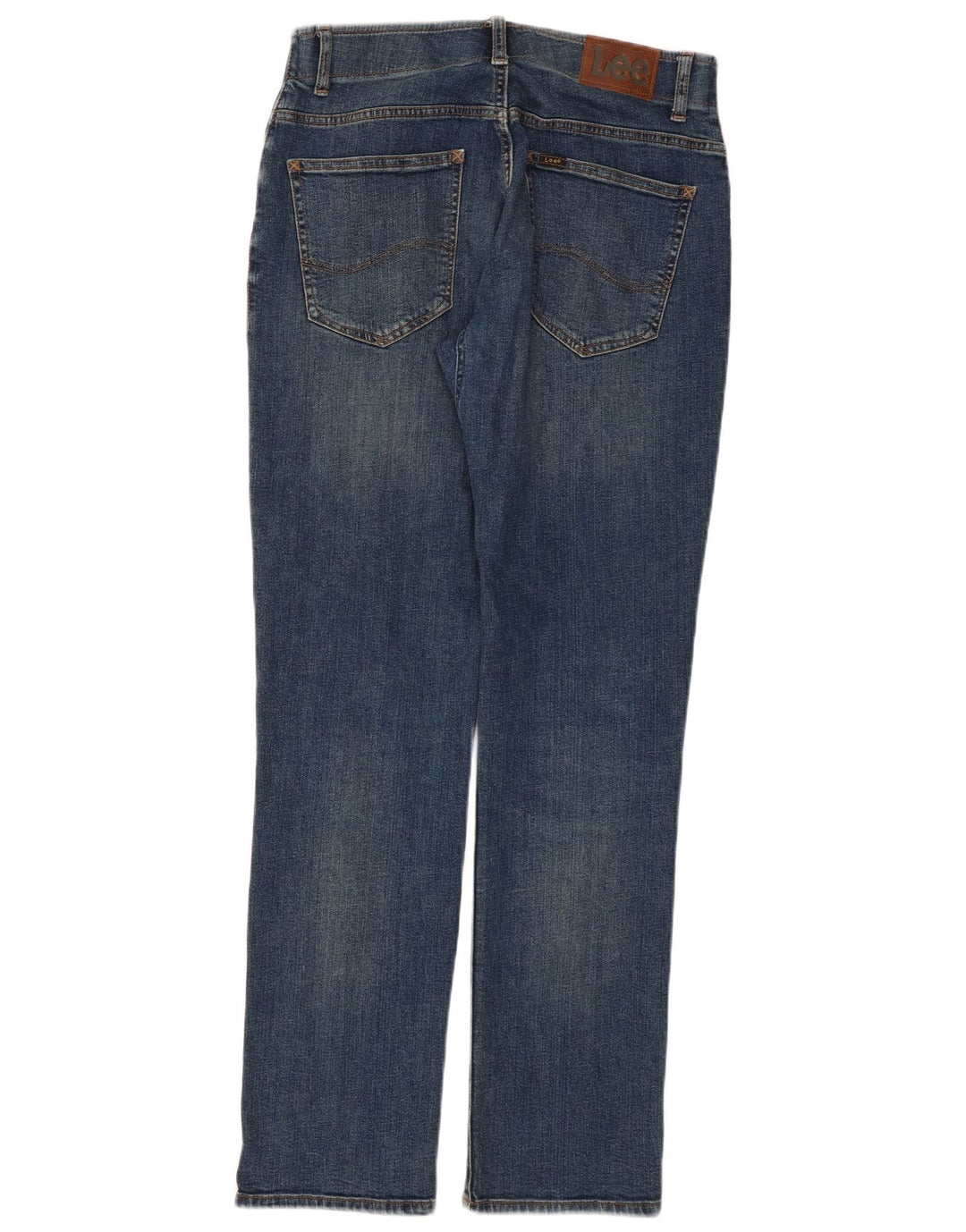 LEE Γυναικείο Extreme Motion Straight Tapered Jeans W32 L32 Μπλε βαμβακερό
