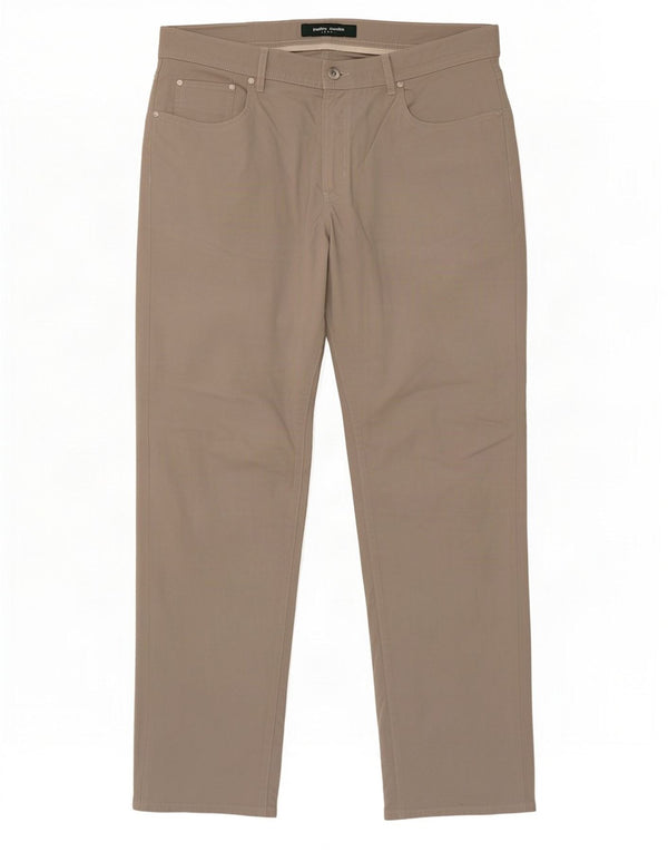 Pierre Cardin Ανδρικό ίσιο casual παντελόνι Lyon W38 L32 Μπεζ βαμβακερό