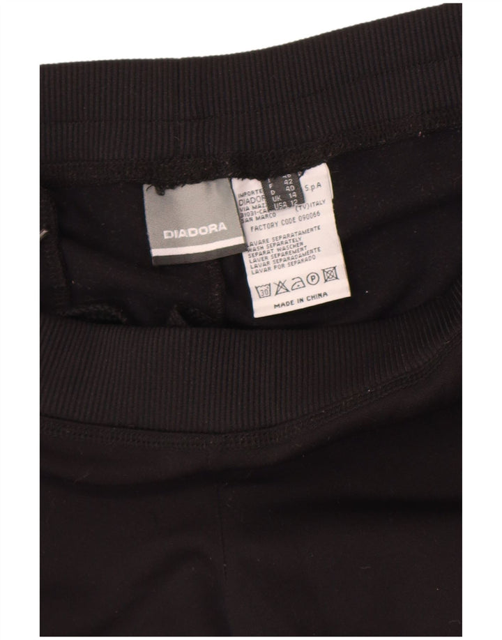 Γυναικεία αθλητική φόρμα Diadora Παντελόνι UK 14 Medium Μαύρο Πολυεστέρας